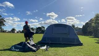 camping Putting up a Torpedo 7 air series 600 tent First timer shorts [upl. by Bessy]