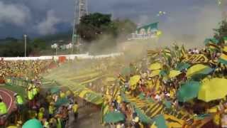 Salida del leopardo en el clasico Bucaramanga vs puputa [upl. by Beitris]