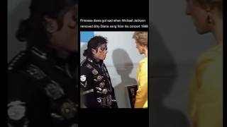 Princess Diana got sad when Michael Jackson removed Dirty Dianafrom his concert in 1988 [upl. by Airamas]