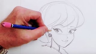 How To Draw a Simple Cartoon Step by Step [upl. by Xxam608]