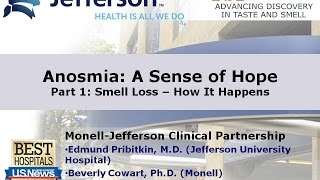 Anosmia Pt1 Causes Healthcare Education from Monell Center anosmia smellloss smell [upl. by Nisay]