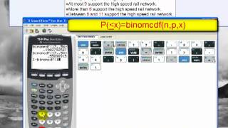 Binomial Probabilities and the TI 84 [upl. by Niarbo]