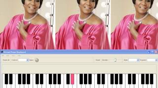 If Only U knew Patti LaBelle in the key of E midi by JT small clip [upl. by Llehcam]