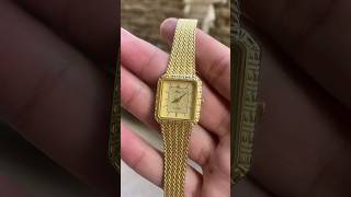 100 Original Gold Plated Piece Only For Ladies Perfectly Gift 💝 youtubeshorts watch youtuber [upl. by Yolane]