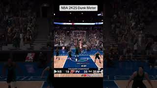 NBA 2K25 Dunk Meter 😂🔥 nba2k25 [upl. by Emalee]