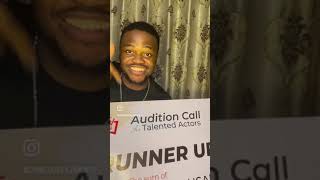 Chinedu Benjamin TV Movie Audition2nd Runner Up [upl. by Aitas]