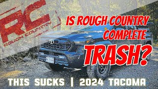 ROUGH COUNTRY  OUR WORST EXPERIENCE YET  2024 TACOMA BUILD [upl. by Aremat]