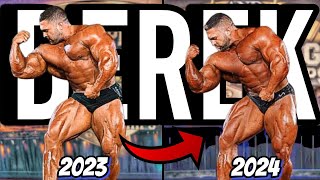 Derek Lunsford 2023 VS 2024 Physique Comparison [upl. by Ahsina]