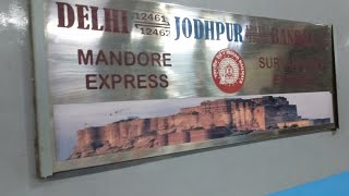 Jaipur To Jodhpur Journey By Mandore Express In First Class AC [upl. by Armahs368]