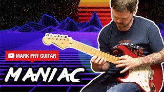 Maniac Michael Sembello Guitar Solo Cover michaelsembello maniac 80smusic [upl. by Ezeerb673]