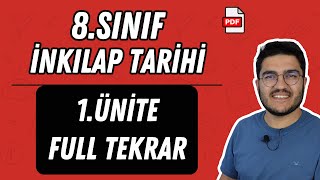 8Sınıf İnkılap Tarihi 1Ünite Full Tekrar [upl. by Neeneg]