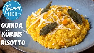 Quinoa Kürbis Risotto  das müsst ihr probieren [upl. by Nylia]