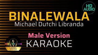 BINALEWALA  KARAOKE  Male Key [upl. by Hornstein]