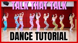 TWICE TALK THAT TALK Dance Practice Mirror Tutorial SLOWED [upl. by Pevzner]