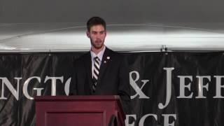 WampJ College 2016 Matriculation Address  Nate Ecker [upl. by Lenra]