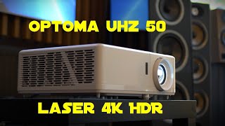 Optoma UHZ 50  dobry laserowy projektor poniżej 10K pln [upl. by Ardyth]