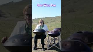 Short Handpan percussion scotland starwars [upl. by Eimot]