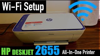 HP Deskjet 2655 WiFi Setup review [upl. by Llehcram]