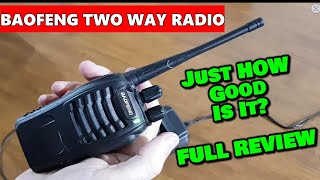 Baofeng BF 888s Two Way Radio Review [upl. by Lomasi]