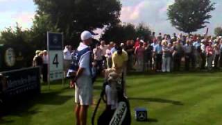 Martin Kaymer 7 Iron Hole 4 Gut Lärchenhof Köln [upl. by Linker]