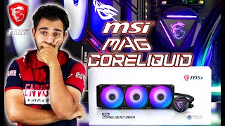 Budget Friendly ARGB Liquid Cooler  Msi Mag Coreliquid 360r Liquid Cooler Full Review and Testing [upl. by Birdt]