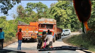 Ghat section truck accident video [upl. by Benjy]