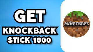 How To Get A Knockback 1000 Stick in Minecraft 2023 Guide [upl. by Medea]