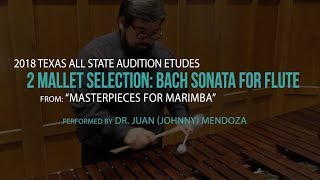 TMEA 2018 Percussion AllState Music 2 Mallet Etude [upl. by Balas]