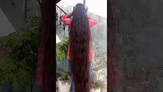 long hair girls ❤️ hairstyle longhair easyhairstyle longhairgrowthtips longhaircare [upl. by Accem]