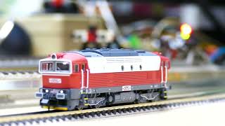 Minitrix N scale Diesel locomotive with sound [upl. by Artima]