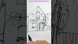 Einfache Skizze für Urban Sketching [upl. by Thadeus71]