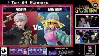 Freaks Starstorm Regional Singles TOP 64 WINNERS  One Crit Man Robin vs Xerzal Min Min [upl. by Chretien]