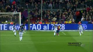 Lionel Messi Goal vs Malaga HD [upl. by Harte]