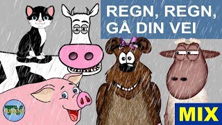 Regn regn gå din vei  og mye mer  Norske barnesanger [upl. by Ollie]