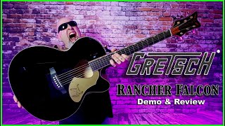 GRETSCH RANCHER FALCON JUMBO  DEMO amp REVIEW [upl. by Anillek312]