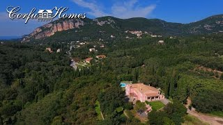 Magnificent country style villa with private pool Northwest Corfu [upl. by Monda139]