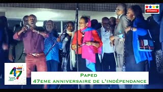 Comores Paped fait danser Azali et Ambari sur Ngardjo toucher  Fête de lindépendance  Al Comorya [upl. by Aneret]