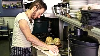 Ollie Dabbous Makes Celeriac  Muscat Grape Dish [upl. by Ahsot231]