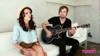 Cher Lloyd  quotWant U Backquot Perez Hilton Acoustic Performance [upl. by Runkle180]