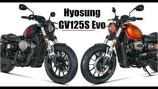 Hyosung Bobber GV125S EVO [upl. by Lladnyk608]