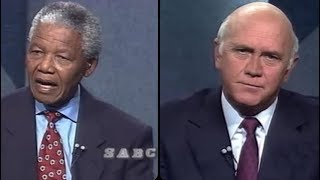 De Klerk Mandela preelection debate rebroadcast 14 April 2019 [upl. by Brandon]