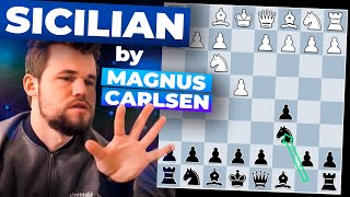 Magnus Carlsen Explains Sicilian Defense Sveshnikov Variation with One of His Games [upl. by Placido]