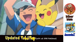 Updated PokéRap with all 898 Pokémon English [upl. by Acimehs]