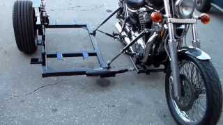 Suzuki Intruder 1400 with sidecar frame Part 2 [upl. by Clance584]