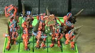 Warhammer Daemons 10 Bloodletters of Khorne [upl. by Anitroc]