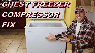 How To Fix A Chest Freezer Compressor Thats Not Running [upl. by Aillicirp]