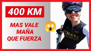 BREVET 400 km 😱 ¡¡MI RÉCORD DE KM 😱 con JuradoBike [upl. by Medovich710]