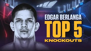 Top 5 Edgar Berlanga Knockouts [upl. by Edme902]