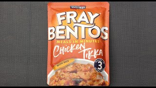 Fray Bentos CHICKEN TIKKA WITH RICE  £2  BampM  350g  Pouched Food Review [upl. by Ynnaej503]