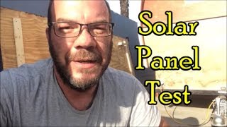 100w HQST Solar Panel Suitcase Test [upl. by Wamsley]